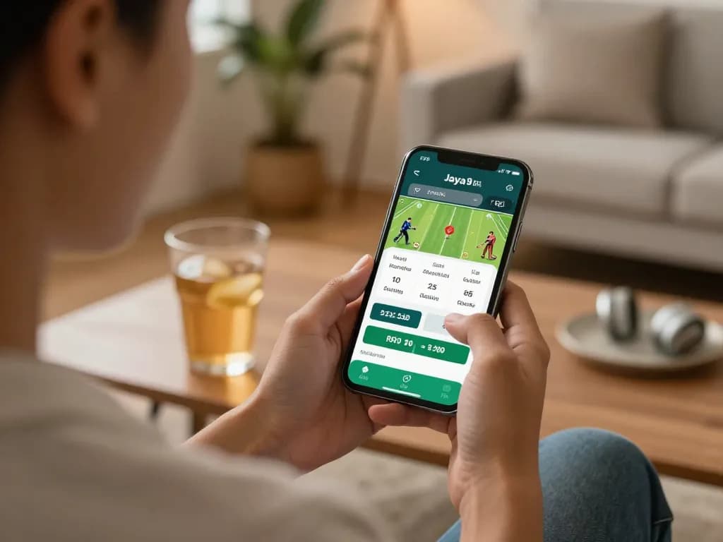Engaging with Jaya9 BD cricket betting app on mobile for live sports wagering
