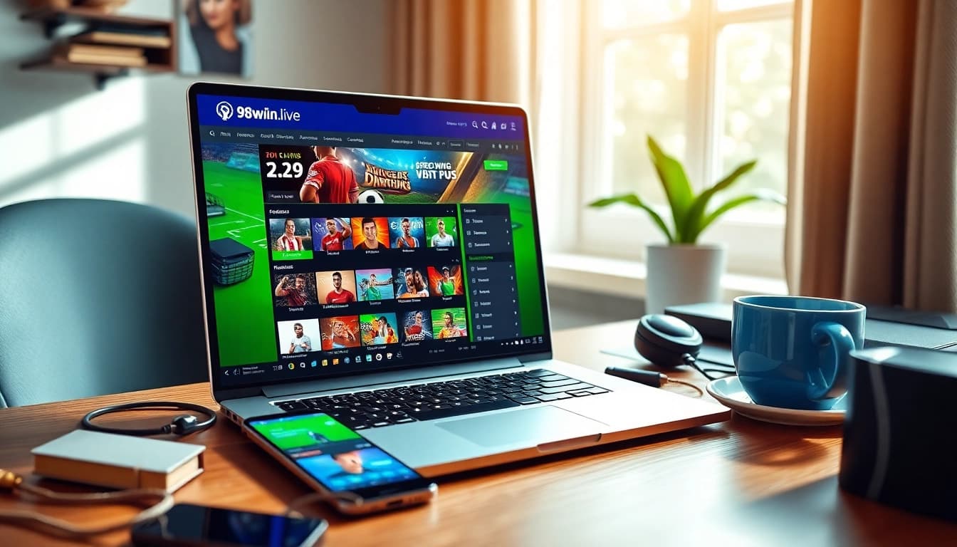 Interactive gaming interface of 98winwin.live showcasing online betting options.