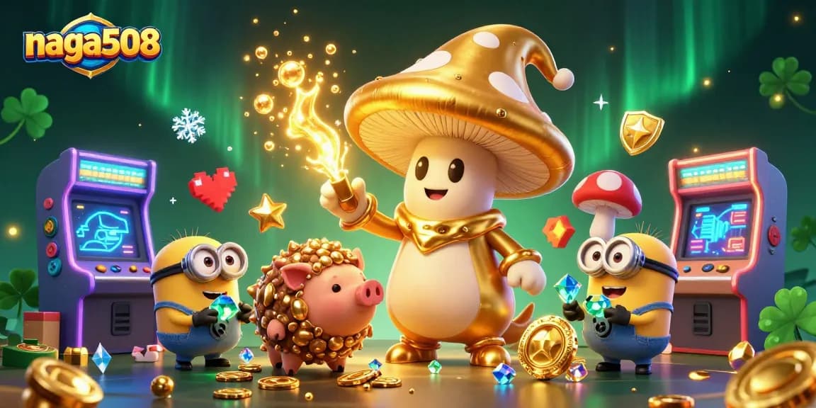 Experience epic gaming adventures with naga508 featuring vibrant slots, golden treasures, and magical characters.
