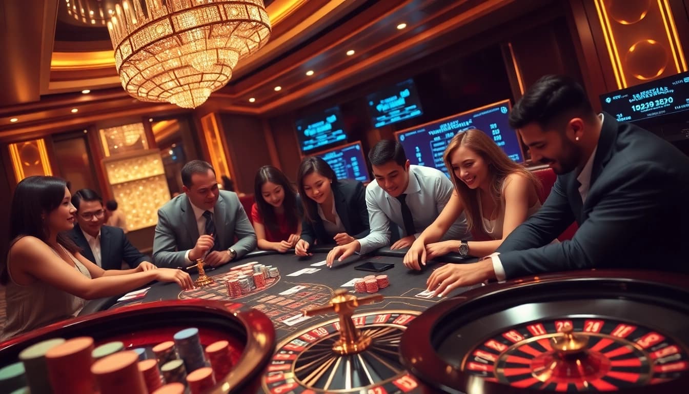 Experience the thrill of gambling at https://gem88.buzz/ with luxurious casino tables and engaging gameplay.