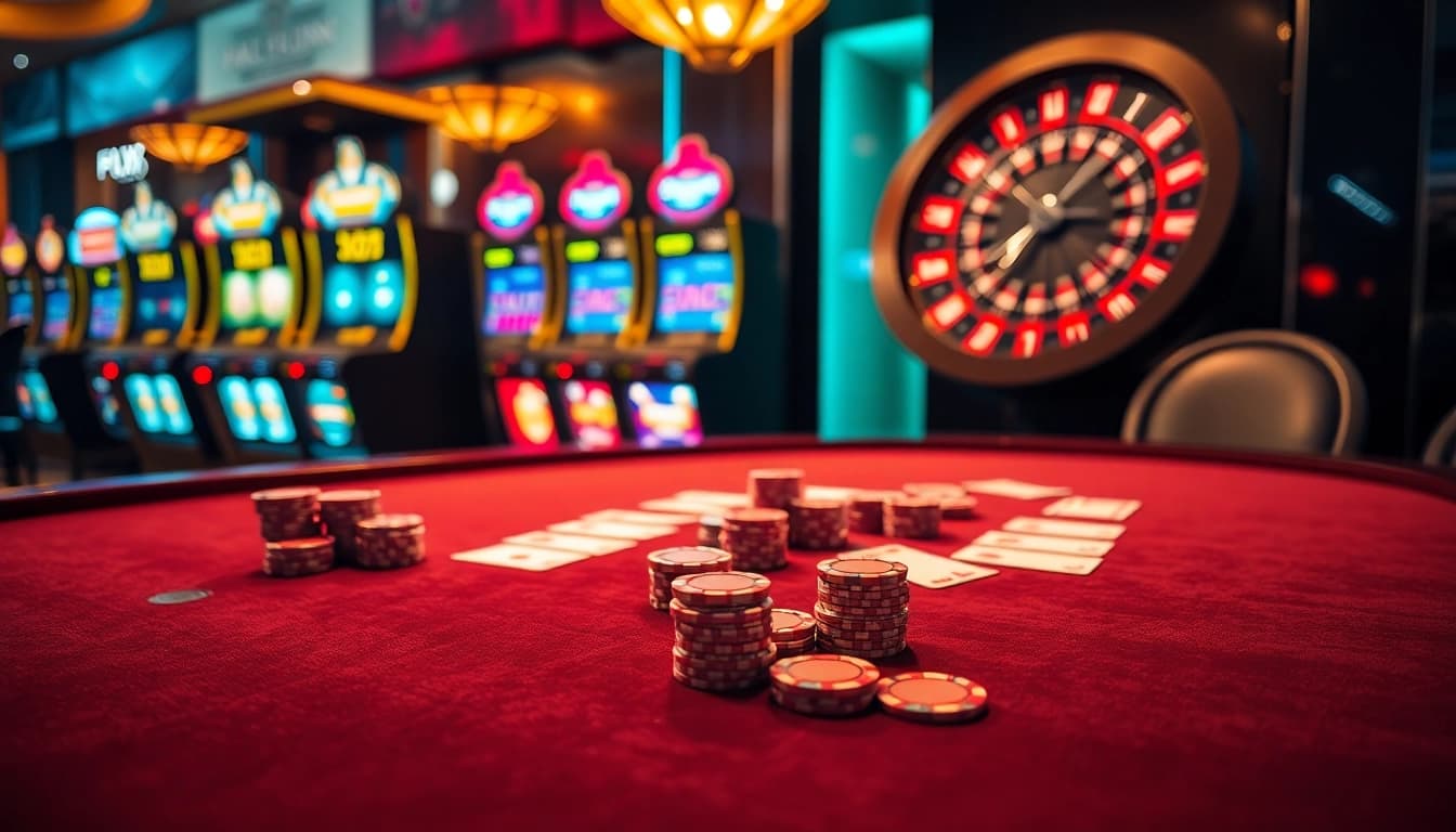 Experience the thrill of FLY88 with high-stakes poker action and vibrant casino elements.