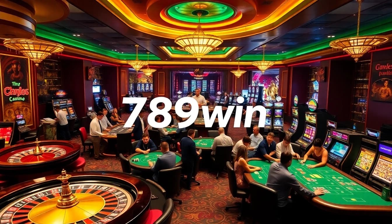 Experience the thrill of winning at 789win with vibrant casino games and luxury ambiance.
