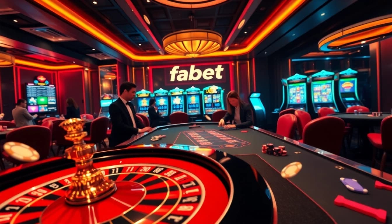 Experience the thrill of winning at fabet's professional gambling tables.