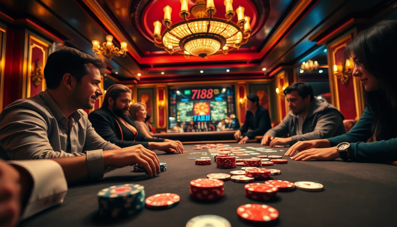Engaging gaming scene showcasing the excitement of 789f online casino.