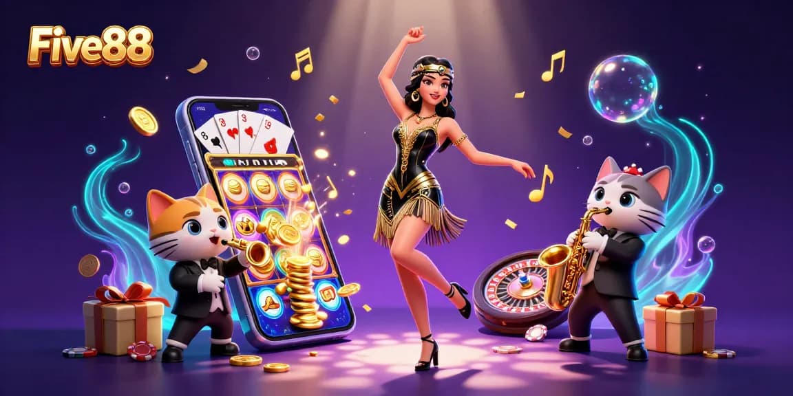 Engage in thrilling games at Five88 with dynamic scenes filled with excitement and winning opportunities.