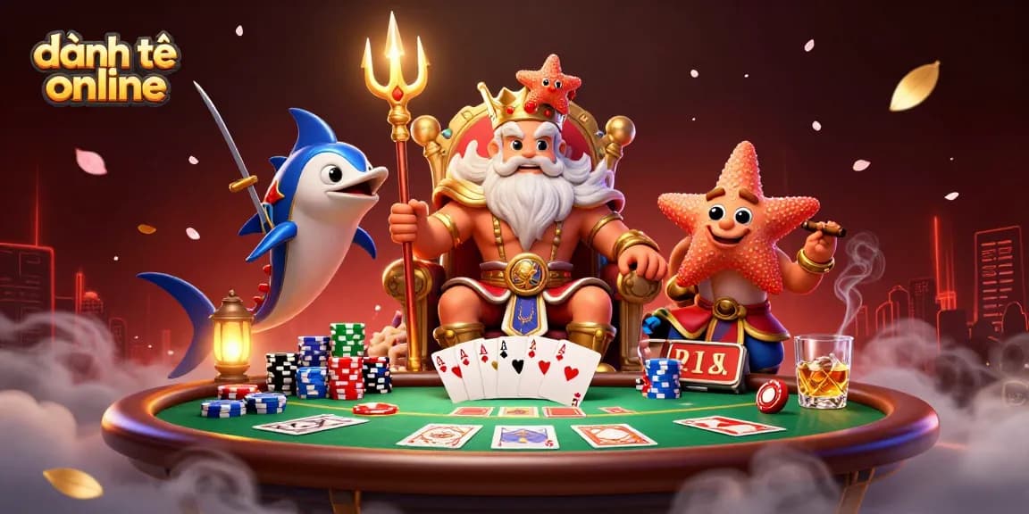 Experience the thrill of đánh đề online with vibrant elements and engaging characters in this rich casino scene.