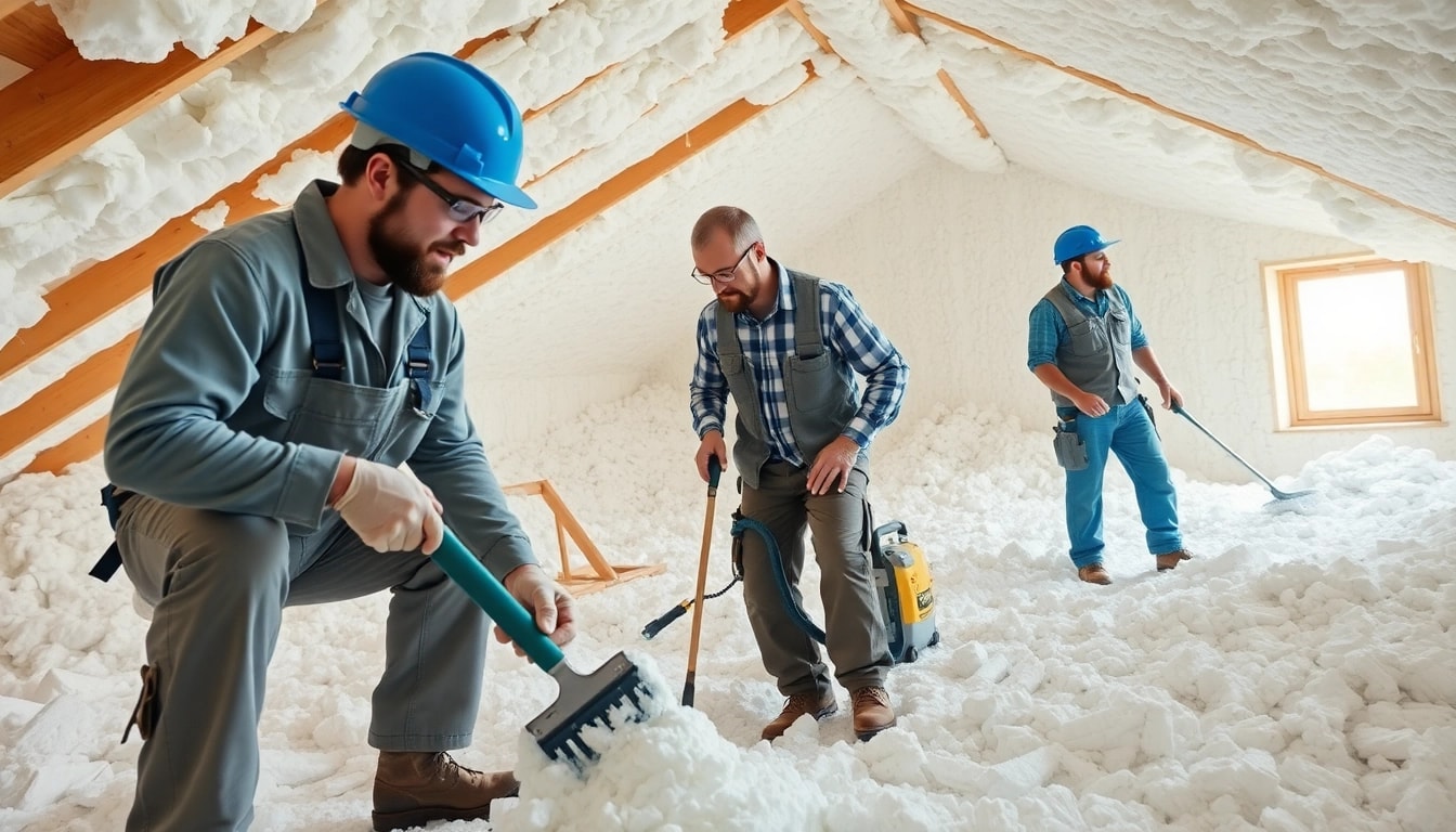 Understanding how much does spray foam removal cost through contractors removing insulation.