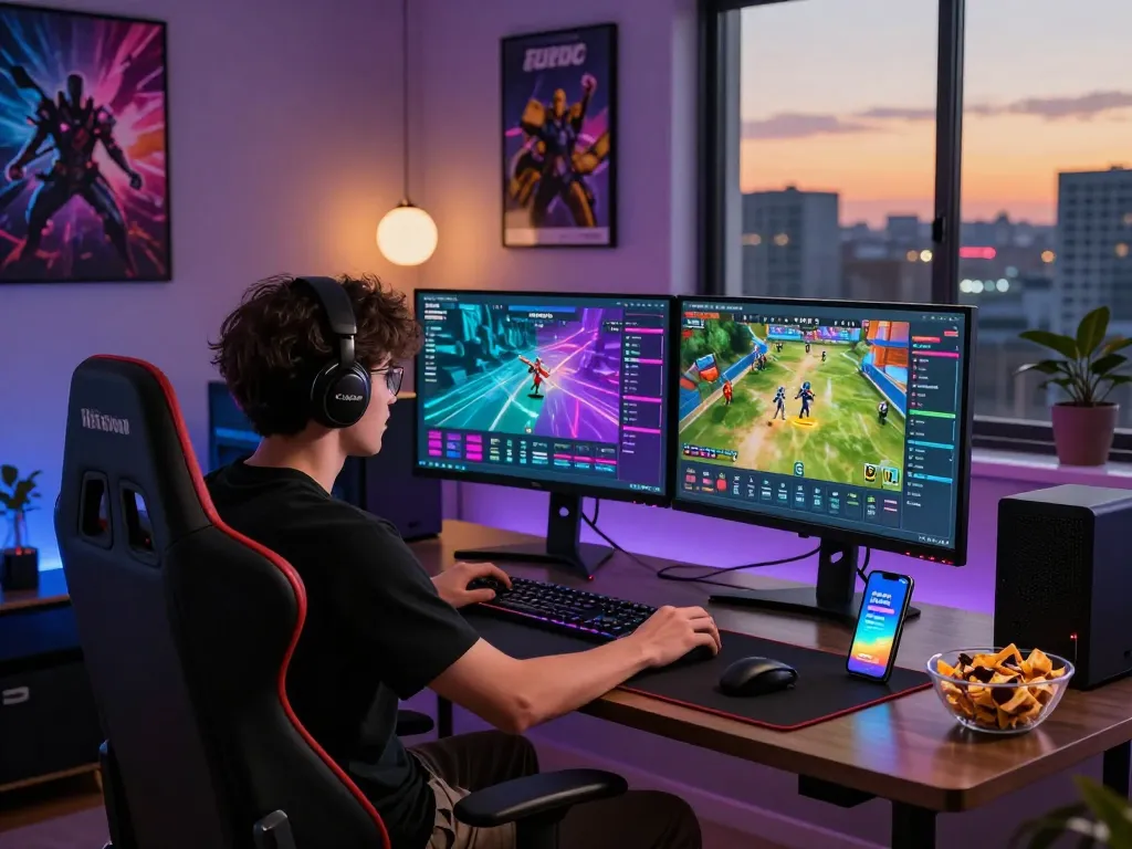 Exciting gaming setup for tải hitclub, showcasing vibrant interface and player engagement.