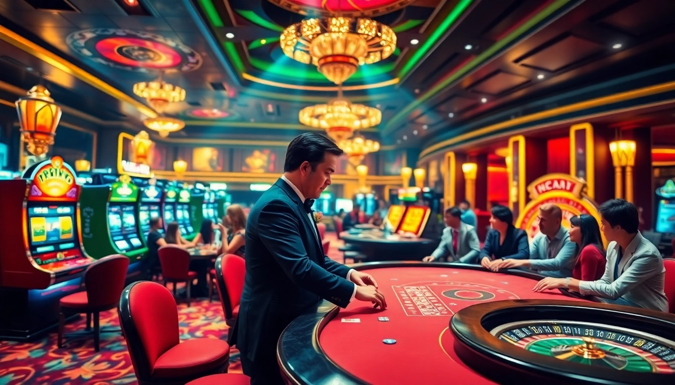 Experience the thrill of gaming at https://fly88seo.com/ with vibrant casino tables and professional dealers.