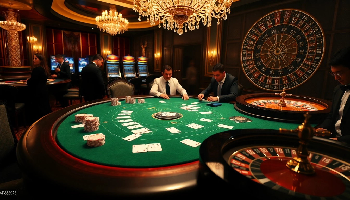 Experience high stakes poker action at https://xn882025.online/ with elegant chips, cards, and a vibrant atmosphere.