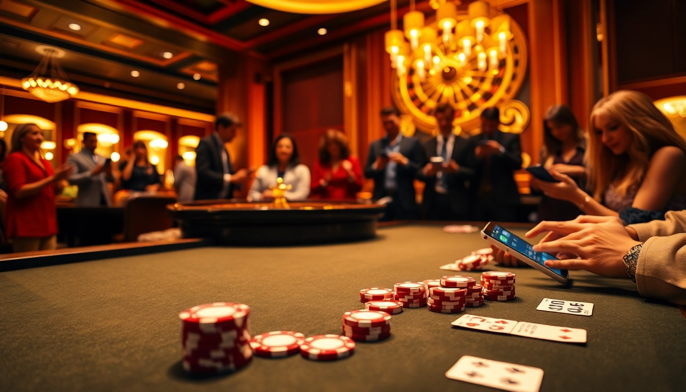 Kwin app showcasing a luxurious poker table and players enjoying online gaming.