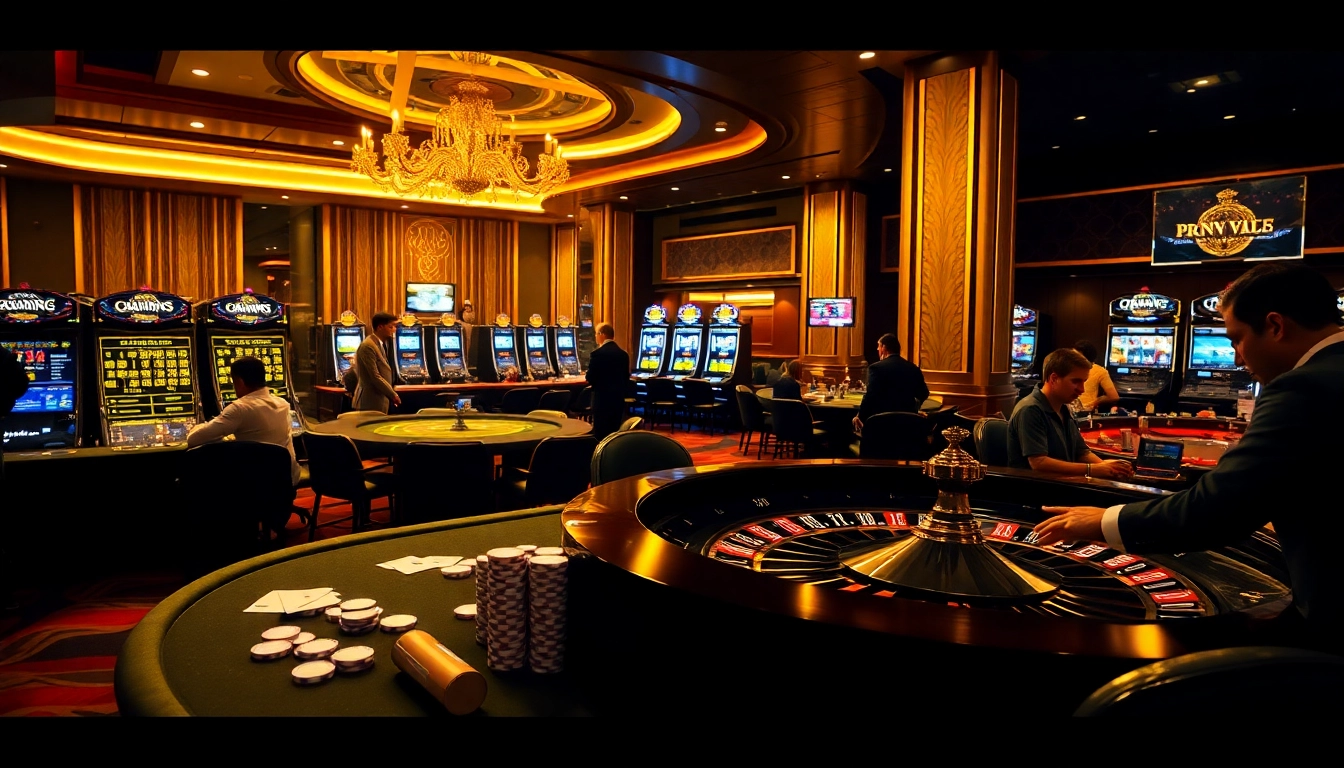 Enter PS99 and experience an exciting casino atmosphere with poker and roulette games.