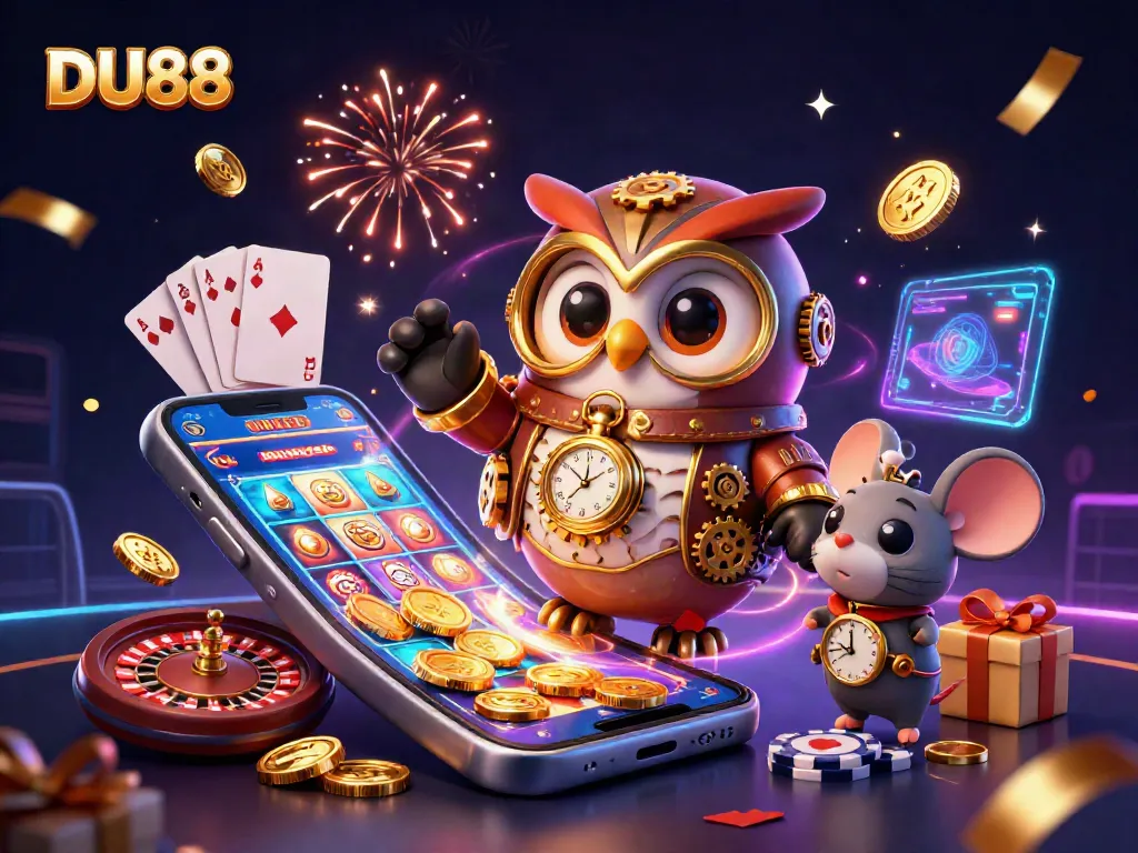 Experience the thrilling games at DU88 with dynamic visuals, slots, and festive excitement.