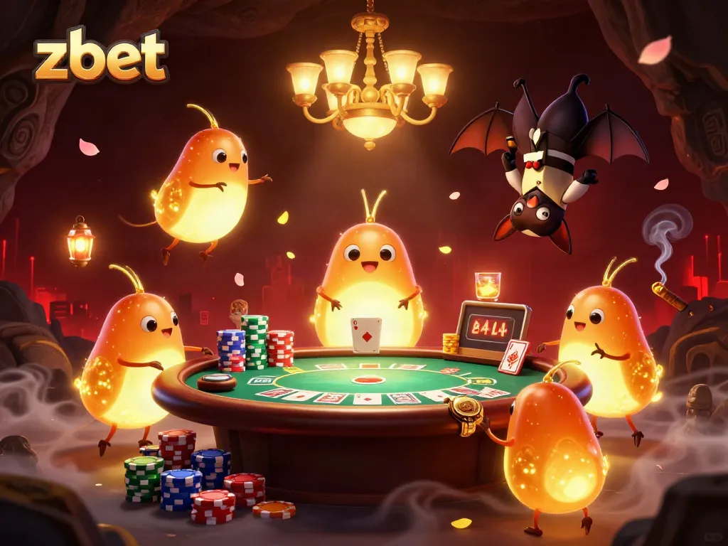 Experience the exciting world of zbet with vibrant casino action and glowing characters at play.