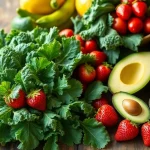 Discover a colorful assortment of healthy food options including vibrant fruits and vegetables.