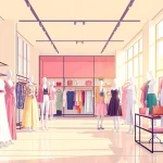 Shop for stylish Women Fashion outfits in a trendy boutique ambiance.
