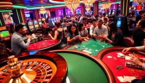 Enjoy a thrilling gambling experience with link vào thabet, featuring poker tables and soaring roulette wheels.