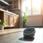 Water Leak Detection device alerting homeowners to potential leaks in a modern kitchen.