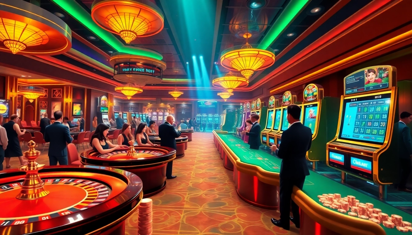 Engaging players at Five88, enjoying the excitement of casino games with vibrant atmosphere and modern technology.