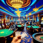 Experience the excitement at USBET's vibrant casino floor with thrilling games and elegant decor.