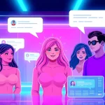 Explore a vibrant AI sex chat platform with diverse avatars and engaging interactions.