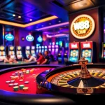 Exciting poker action at the vibrant w88 club casino showcasing thrilling gameplay.
