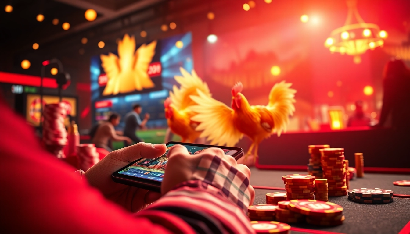 Engage in thrilling online cockfighting with SV388 link vào gà sv388, experiencing vibrant betting action.