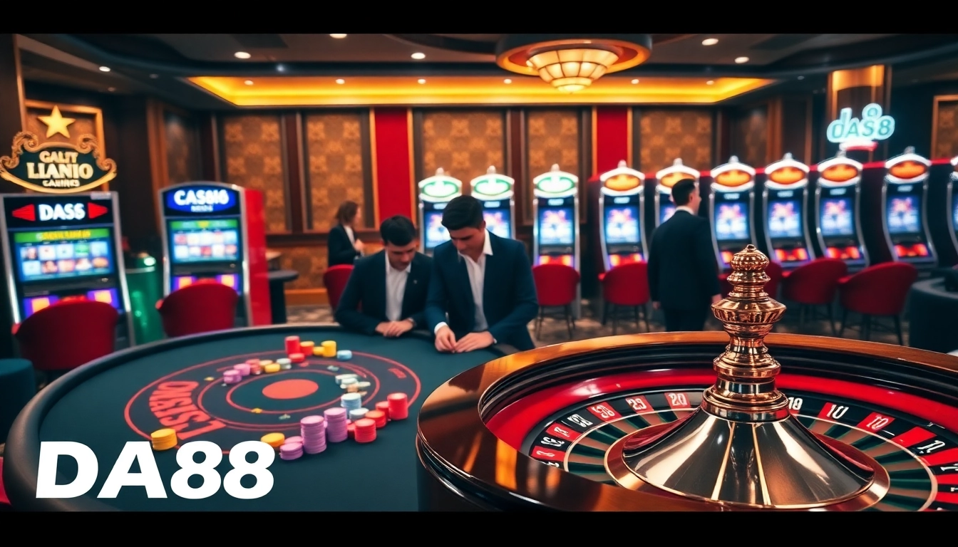 Experience the thrill of DA88 with vibrant casino games and luxury ambiance.