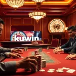 Exciting poker action at KUWIN, showcasing intense gameplay and the concept of kuwin đăng nhập.