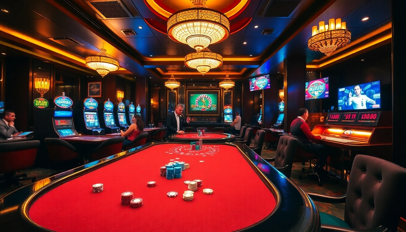 Experience luxurious gaming actions at https://xx88.cheap/ with vibrant casino elements and players engaged in action.