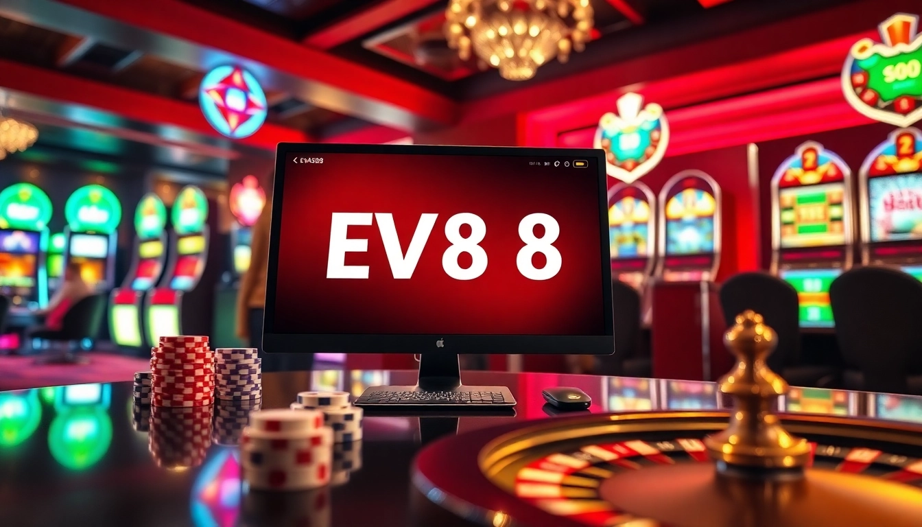Engage with the App EV88 for an immersive online casino experience, featuring sleek design and exciting gameplay.