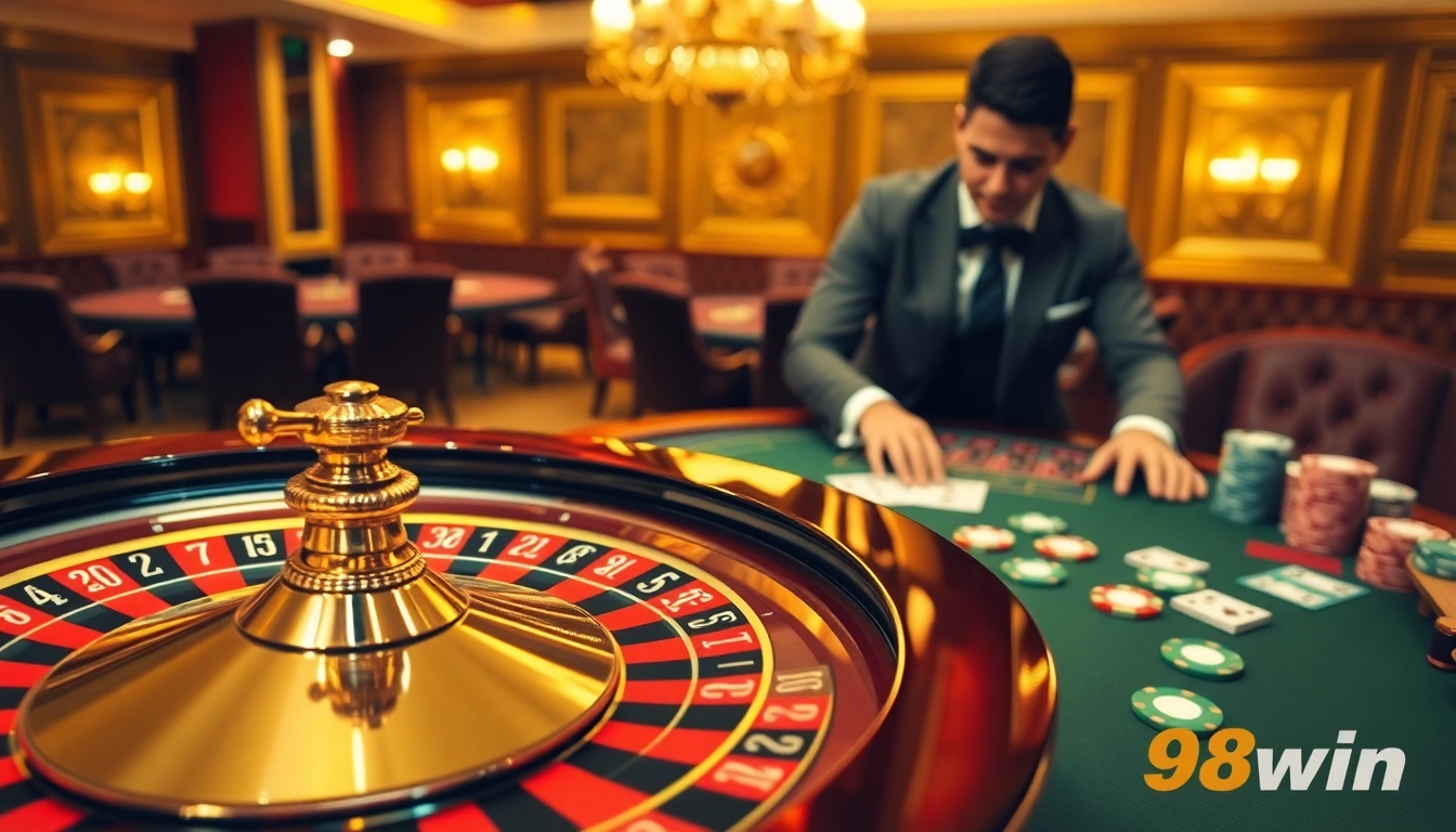 Experience the thrill of excitement while playing at 98win's luxury casino.