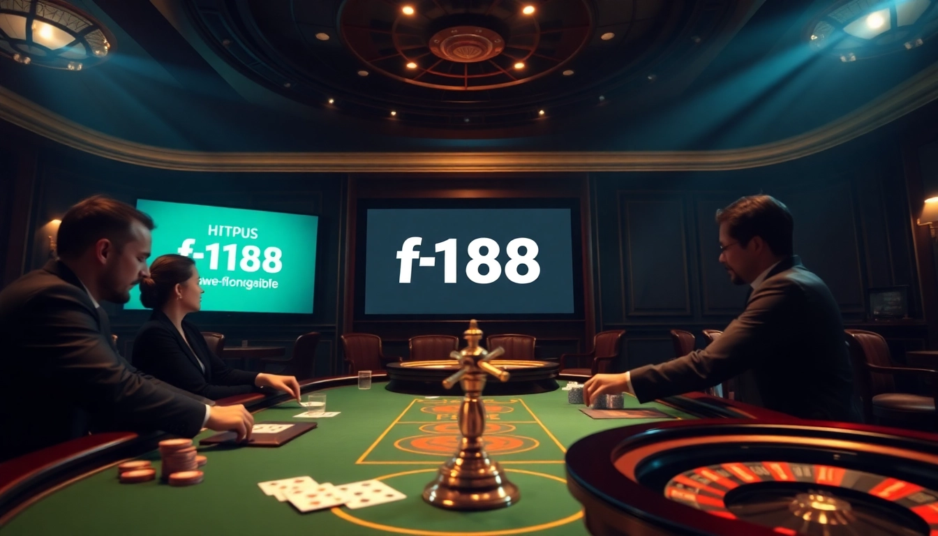 Experience high-stakes gameplay at https://f168info.com/ with luxurious poker tables and thrilling casino action.
