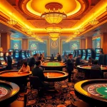 Engaging players enjoy games at trang chủ jun88, showcasing excitement in a vibrant casino atmosphere.