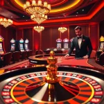 Experience high-stakes gaming at https://thabet.vegas/, showcasing an elegant poker table and vibrant slot machines.