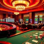 Engage in high-stakes gaming at TX88 casino, featuring roulette, poker tables, and vibrant slot machines.