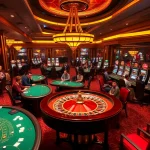 Experience the excitement of 777VIP at a luxurious casino table with high-stakes poker and slot games.
