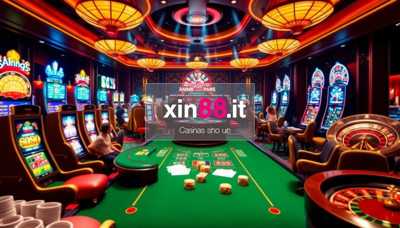 Experience thrilling gaming moments at https://xin88it.com/ with luxurious casino tables and action-packed slot machines.