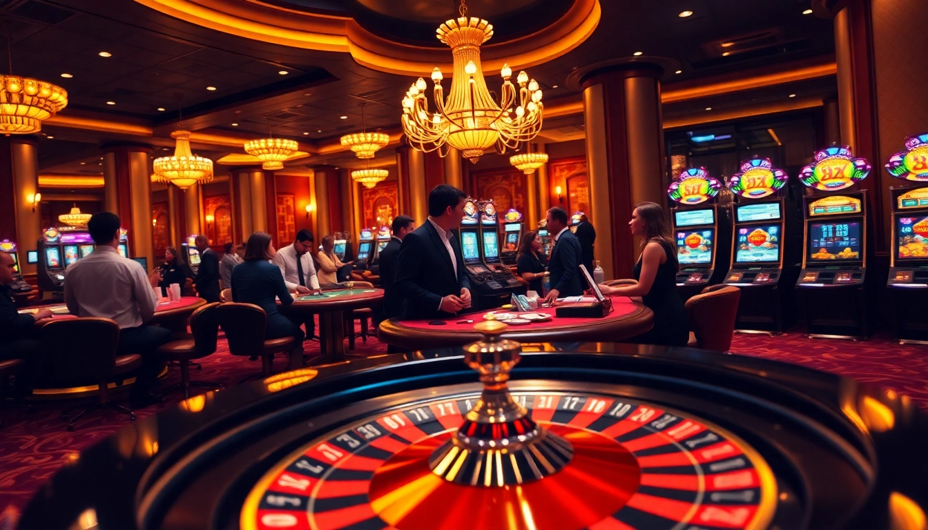 Excited players strategizing at a luxurious roulette table in a vibrant 8XX casino environment.