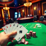 Experience thrilling poker action at USBET with professional gameplay and vibrant casino vibes.