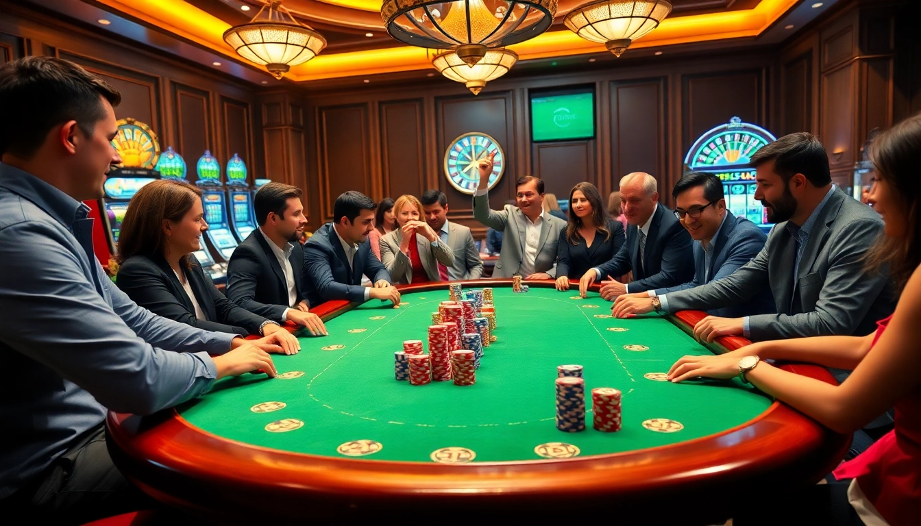 Experience excitement at the zbet poker table with vibrant chips and thrilling atmosphere.