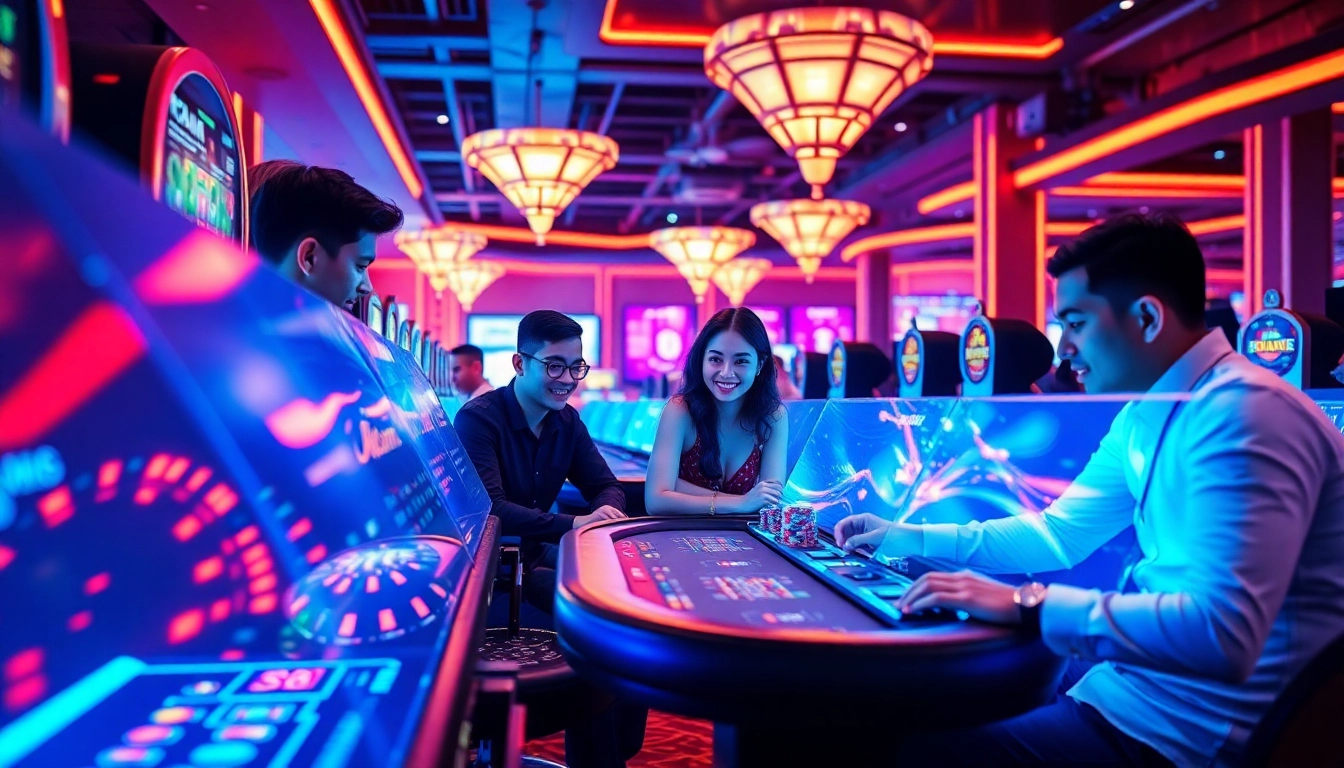 Engaging scene of players enjoying online gaming at ev88win.live, showcasing excitement and trustworthiness.