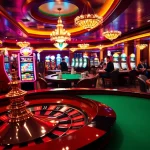 Experience the excitement of Win55 at a luxurious casino roulette table.