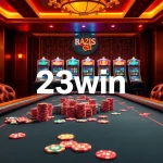 Experience the excitement of 23win with engaging poker gameplay at a luxurious casino.