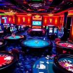 Experience thrilling gameplay with Link OK9 at a luxurious casino.
