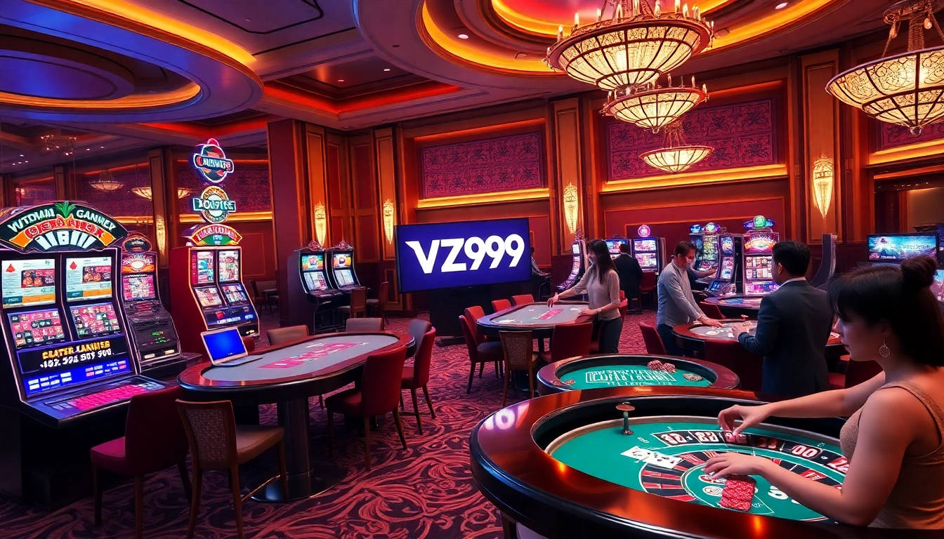 Experience the thrill of gambling at VZ99 with exciting casino games and vibrant slot machines.