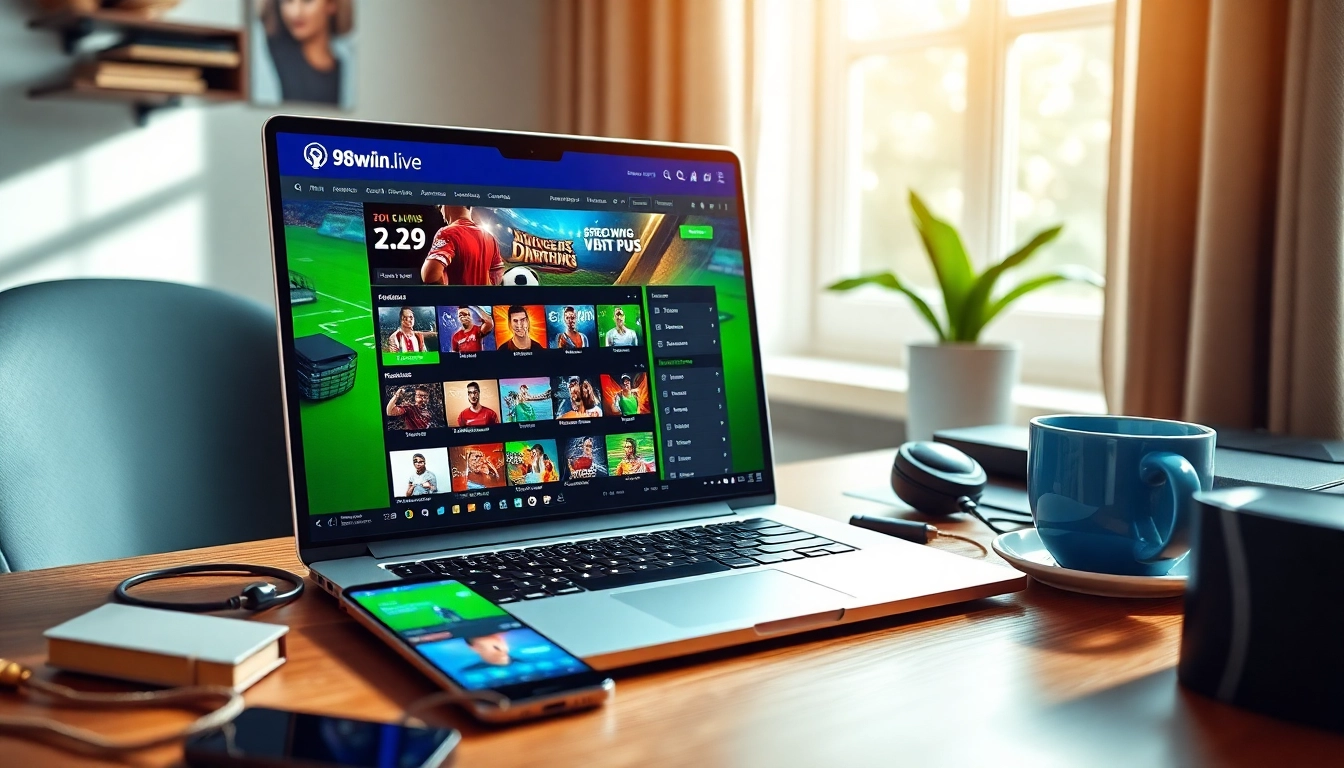 Interactive gaming interface of 98winwin.live showcasing online betting options.