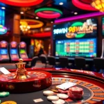 Players engaging in exciting casino games featuring the dynamic 98WIN interface with poker chips and cards.