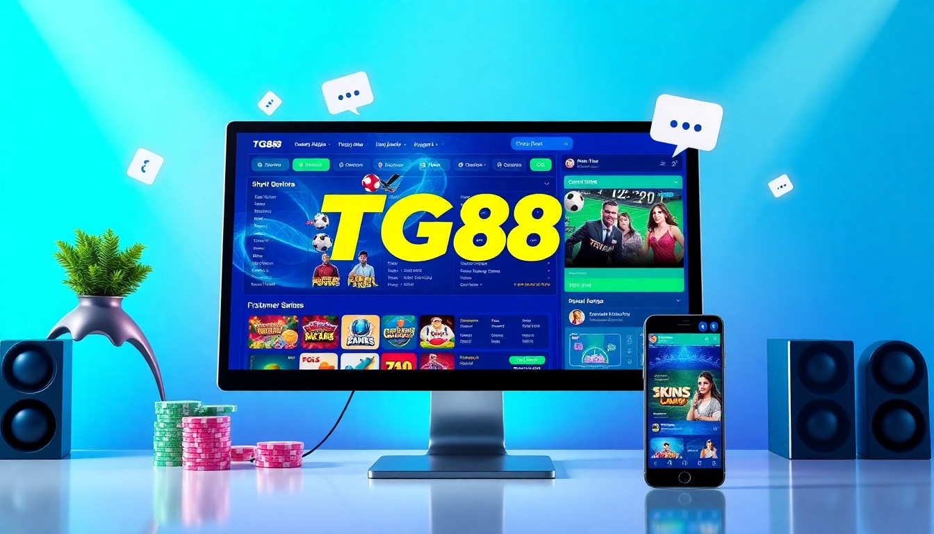 Experience TG88's dynamic online betting platform with user-friendly design and vibrant game options.