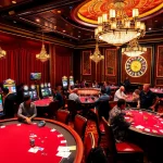 Experience the thrill of casino games at ABC8 with vibrant tables and exciting players.
